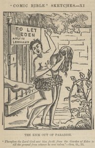 De schop uit het paradijs (gravure)