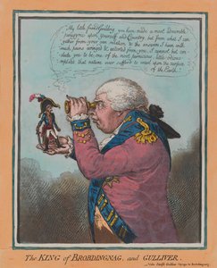 De Koning van Brobdingnag en Gulliver