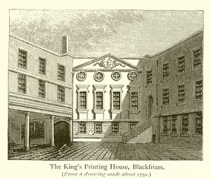 The Kings Printing House, Blackfriars door English School