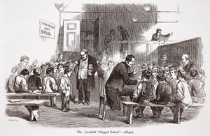 De Lambeth Ragged School (jongens) door English School