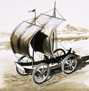 Het Land Schip, uitgevonden door Dr. Wilkins, Bisschop van Chester door English School