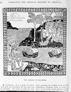 De landing van Columbus, uit Vol II van 