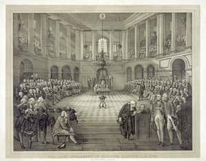 Het Laatste Parlement van Ierland gekozen in 1790 door English School
