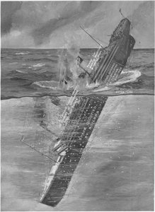De laatste fase, uit The Sphere, 27 april 1912 door English School