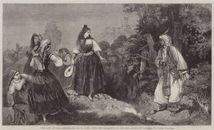 "De Laatste der Abencerages," van de Tentoonstelling van de Nieuwe Vereniging van Aquarellisten door English School