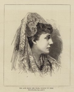 De overleden Maria del Pilar, Infanta van Spanje door English School