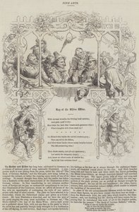 Het Lied van de Rijnwijn (gravure) door English School