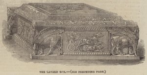 De Layard-doos (gravure) door English School