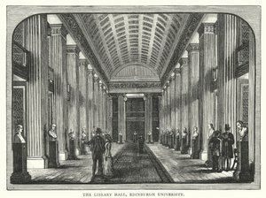 De Bibliotheekzaal, Universiteit van Edinburgh door English School