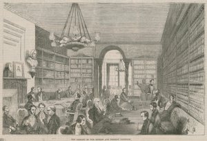 De Bibliotheek van het British and Foreign Institute door English School