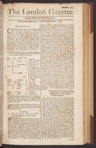 The London Gazette, uitgave 5573, pagina 1 door English School