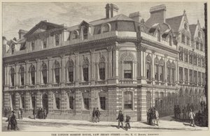 Het London Mission House, New Broad Street door English School
