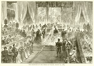 Het Huwelijk van de Prins van Wales, 10 maart 1863 door English School