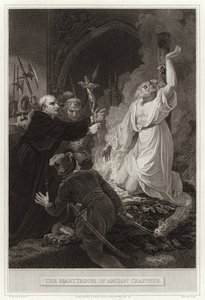 Het martelaarschap van aartsbisschop Cranmer door English School