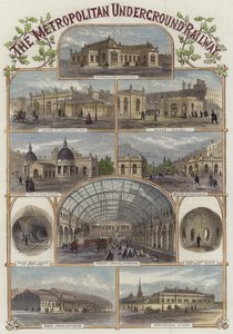 De Metropolitan Underground Railway door English School