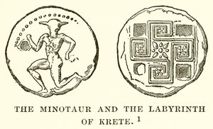 De Minotaurus en het labyrint van Kreta door English School