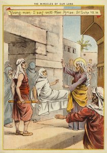 De wonderen van Christus: opstanding van de zoon van een weduwe