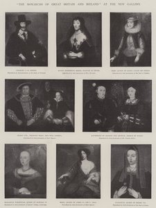 "De Monarchen van Groot-Brittannië en Ierland" in de Nieuwe Galerij door English School