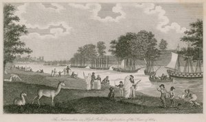 De Naumachia in Hyde Park ter viering van de Vrede van 1814