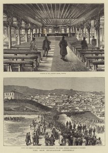 De Nieuwe Bulgaarse Vergadering (gravure)