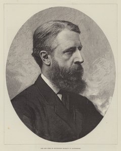 De nieuwe hertog van Devonshire, markies van Hartington (gravure)