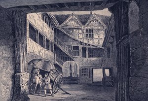 The New Inn, Gloucester, illustratie voor 
