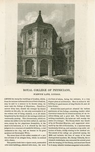 Het Oude College van Artsen in Warwick Lane door English School
