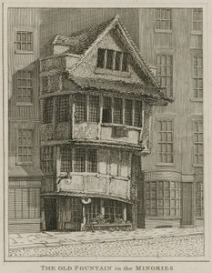 De oude fontein in de Minories, Londen