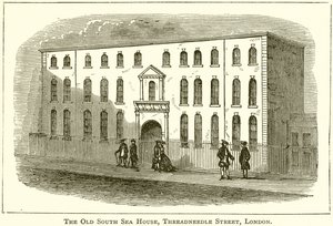 Het Oude Zuidzee Huis, Threadneedle Street, Londen