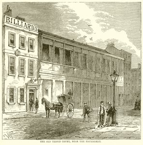 De Oude Tennisbaan, nabij de Haymarket