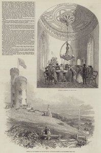 De Opening van de Mathew en City of London Temperance Tower (gravure) door English School