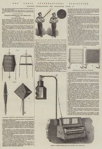 De Internationale Tentoonstelling van Parijs (gravure) door English School