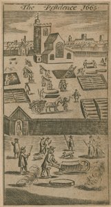 De Pest 1665 door English School