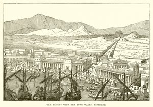 De Piraeus met de lange muren (gerestaureerd)