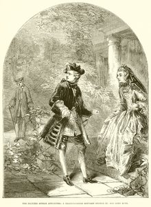 Prinses Amelia probeert een verzoening tussen George III en Lord Bute door English School