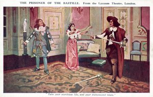 De Gevangene van de Bastille, van het Lyceum Theatre, Londen door English School