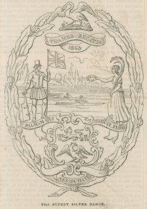 De Putney Zilveren Badge uitgereikt tijdens de Thames Regatta door English School