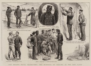 De Recente Marine Manoeuvres, de Humor van het Bunkeren in de Rode Vloot door English School