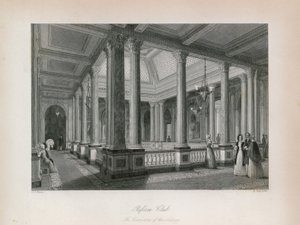 De Reform Club, de gangen van de Saloon door English School