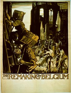 De heropbouw van België, ca. 1918