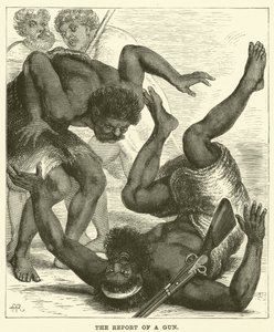 Het verslag van een pistool (gravure) door English School