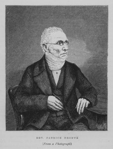 De dominee Patrick Bronte (gravure) door English School