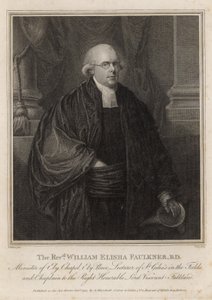 De Eerwaarde William Elisha Faulkner, Minister van Ely Chapel, Ely Place, Londen