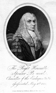 De Zeer Eerwaarde Spencer Perceval, 1812 door English School