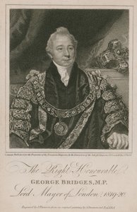 De zeer eerbiedwaardige George Bridges, burgemeester van Londen 1819-20 door English School