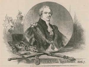 De zeer eerbiedwaardige Lord Mayor Sir George Carroll