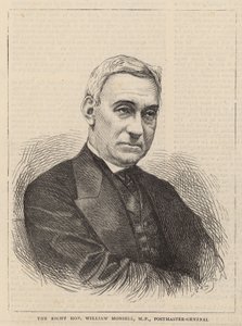 De Zeer Eerwaarde William Monsell, Postmeester-Generaal door English School