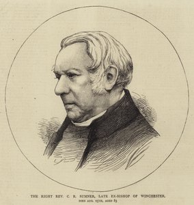 De Zeer Eerwaarde C R Sumner, Voormalig Ex-Bisschop van Winchester