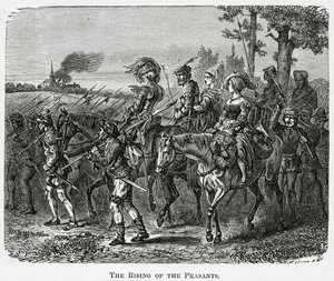 De opstand van de boeren in Engeland in 1381