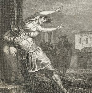 De Romeinen ontvoeren de Sabijnse vrouwen, zodat ze hen als vrouwen kunnen hebben door English School